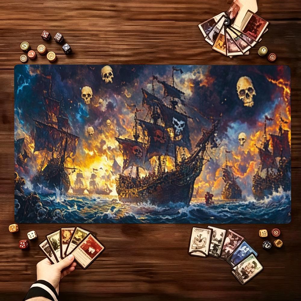 Board Game Pirates - Fantasy Pirate Vessel Extended Game Mat