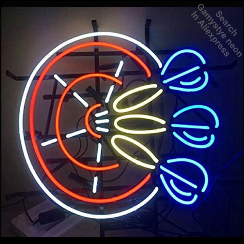 Board Game Youtube - Glass Neon Bulb Dart board Game