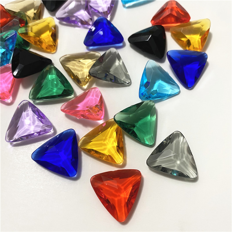 Board Game Loop - 10Pcs Acrylic Plastic 23*23*23mm Clear Triangle