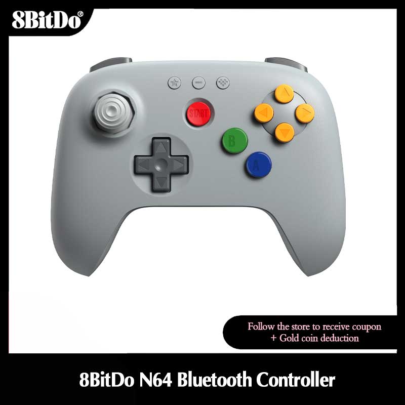 Board Game Android - 8BitDo Gray N64 Bluetooth Controller for