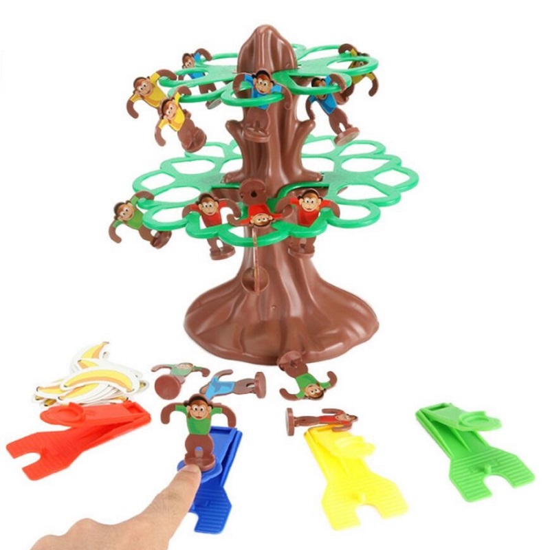 Board Game Flip 7 - Fun board game happy jumping monkey