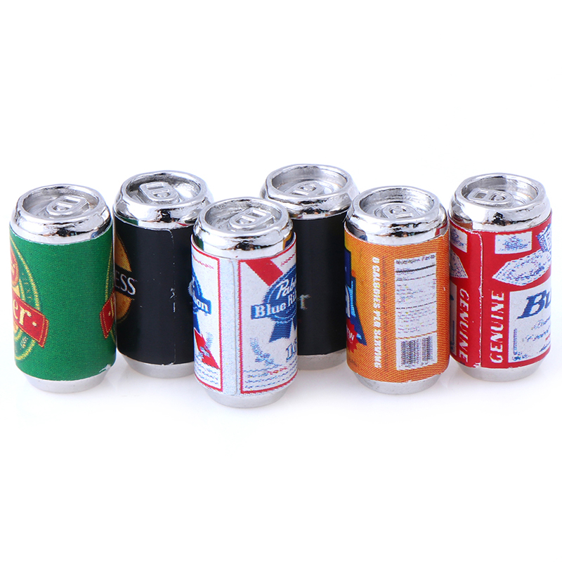 Miniature Terrain Set - 6pcs/Set Bottle Beer Miniatures For 1:12