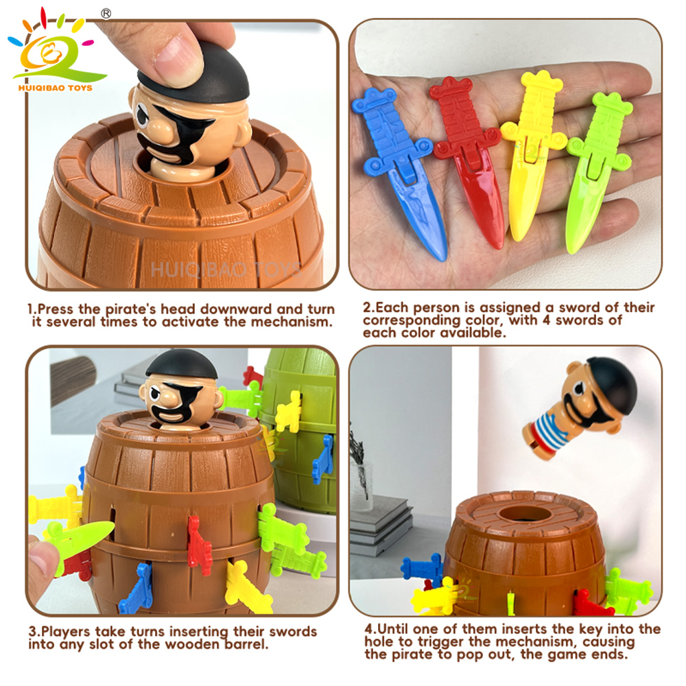 Dinosaur Pirate Bucket Toy Luc - Board Game Pirates 评论和价格