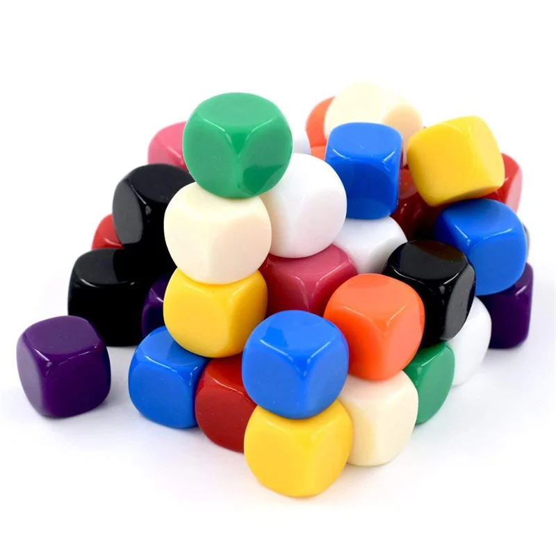 10Pcs Acrylic 16mm Multicolor  - Board Game Loop 评论和价格