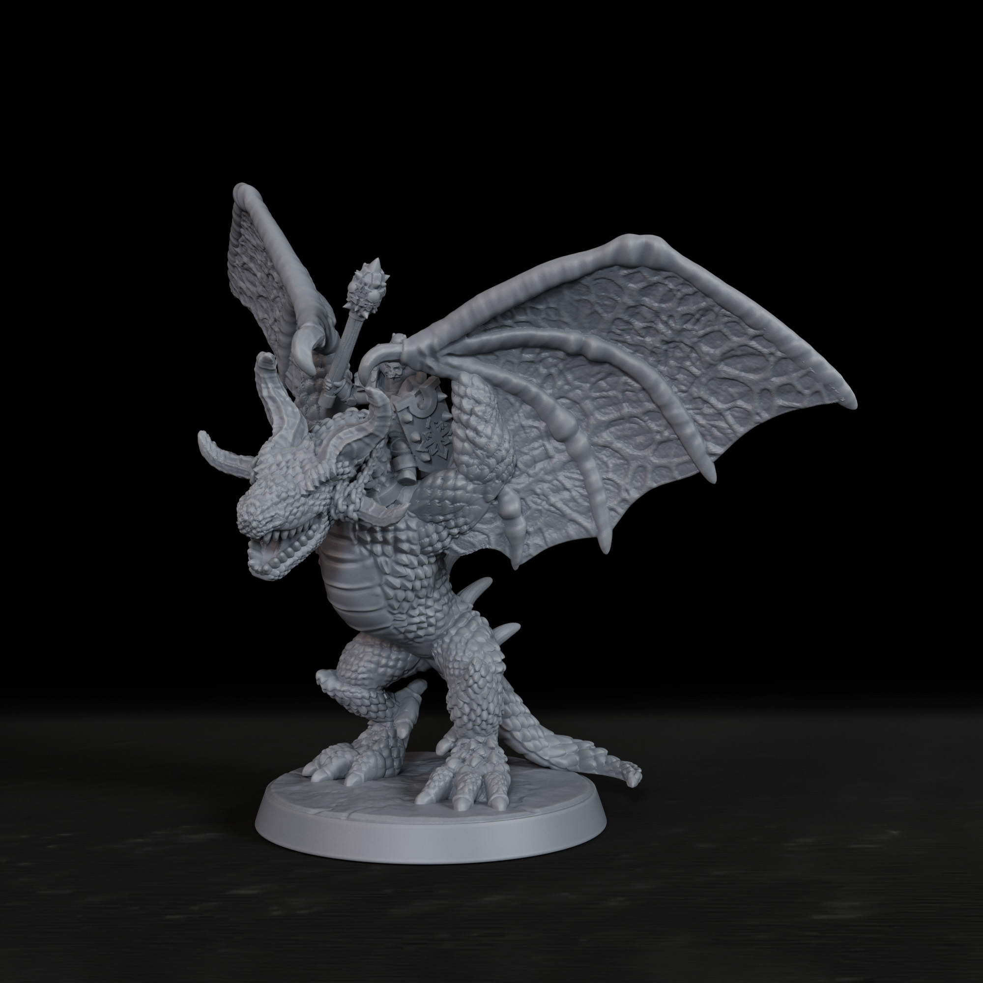 RPG Knight on Wyvern Miniature - Miniature Terrain Set 评论和价格