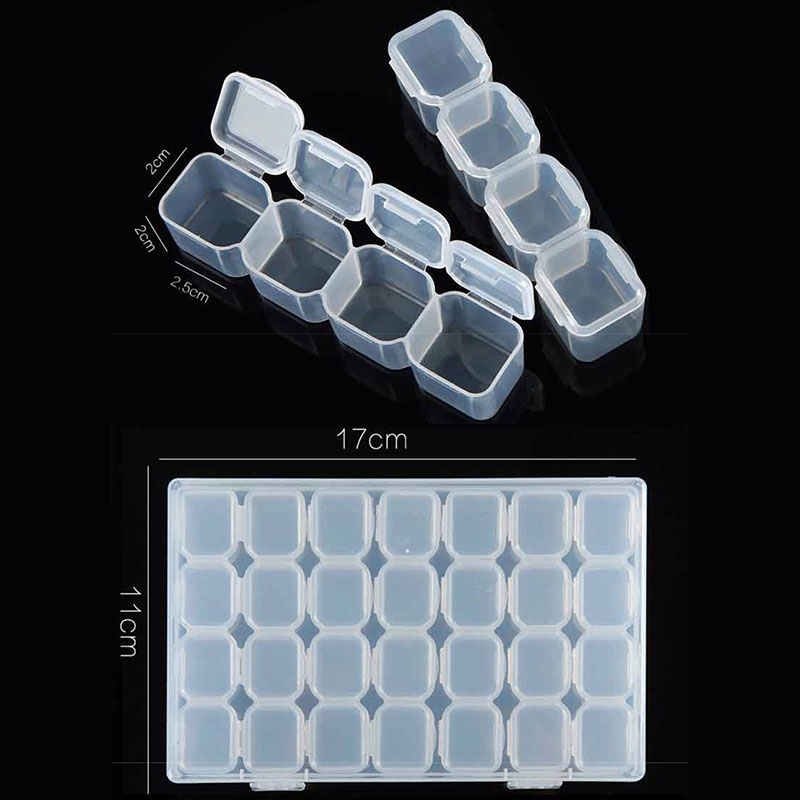 Transparent Nails Art Organize - Token Tray Organizer 评论和价格