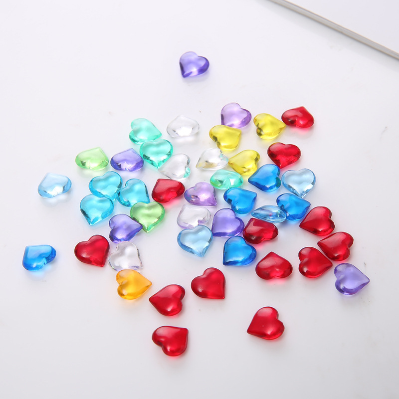 100PCS 10*4mm Heart Shape Acry - Board Game Loop 评论和价格