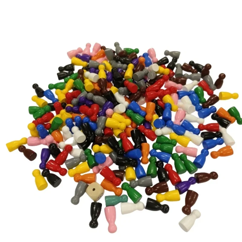 100 Pcs Colorful Wooden Chess  - Board Game Loop 评论和价格