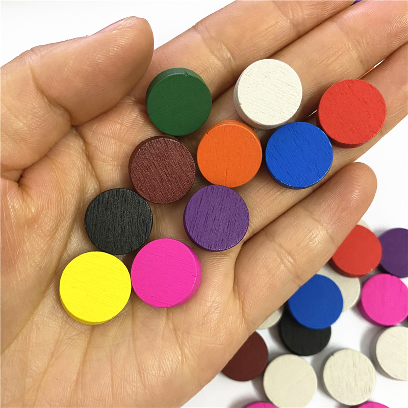 50pieces 15*5MM 11 Colors Wood - Board Game Loop 评论和价格