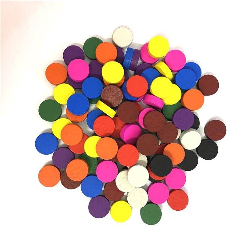 50pieces 15*5MM 11 Colors Wood - Board Game Loop 评论和价格