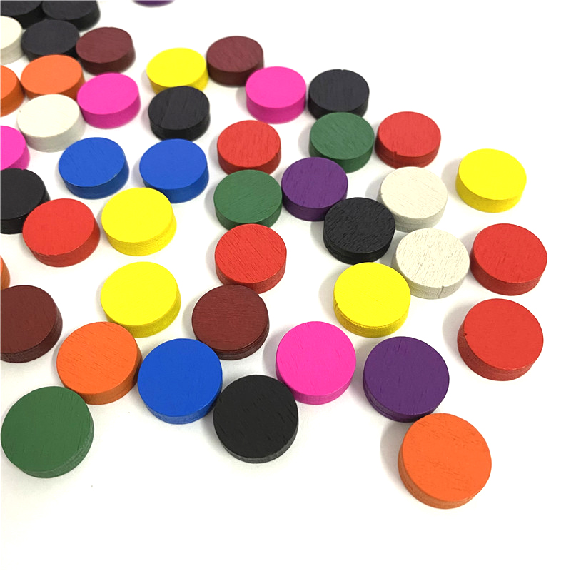 50pieces 15*5MM 11 Colors Wood - Board Game Loop 评论和价格