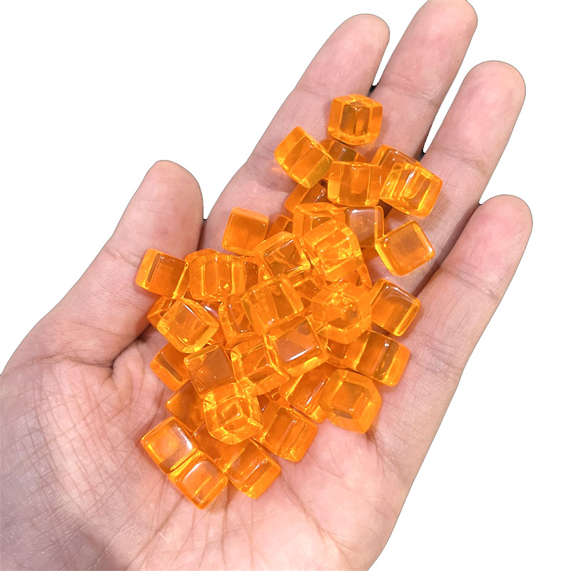 100pcs/set 8mm Clear Cube Dice - Board Game Loop 评论和价格