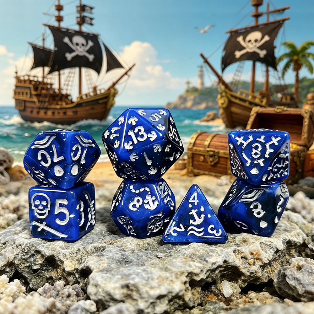 7Pcs/Set Pirate Nautical Theme - Board Game Pirates 评论和价格