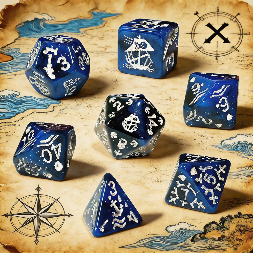 7Pcs/Set Pirate Nautical Theme - Board Game Pirates 评论和价格