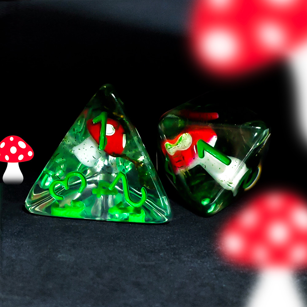 7Pcs/Set DND Dice Transparent  - Board Game Rpg 评论和价格