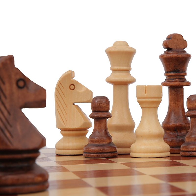 32 Pieces Wooden Chess King He - Board Game Queen 评论和价格
