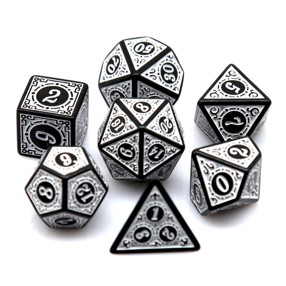 7Pcs/set Multi-color Window Di - Board Game Rpg 评论和价格