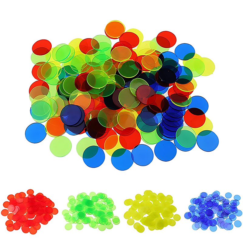 100/200PCS 19mm Round Count Ch - Board Game Loop 评论和价格