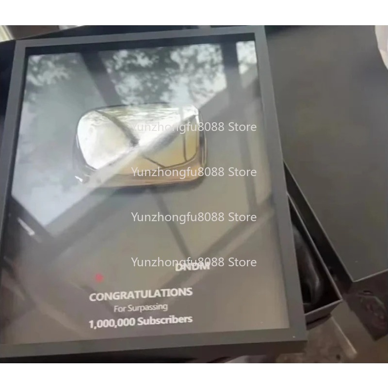 Gold Custom Logo Metal Plaque  - Board Game Youtube 评论和价格