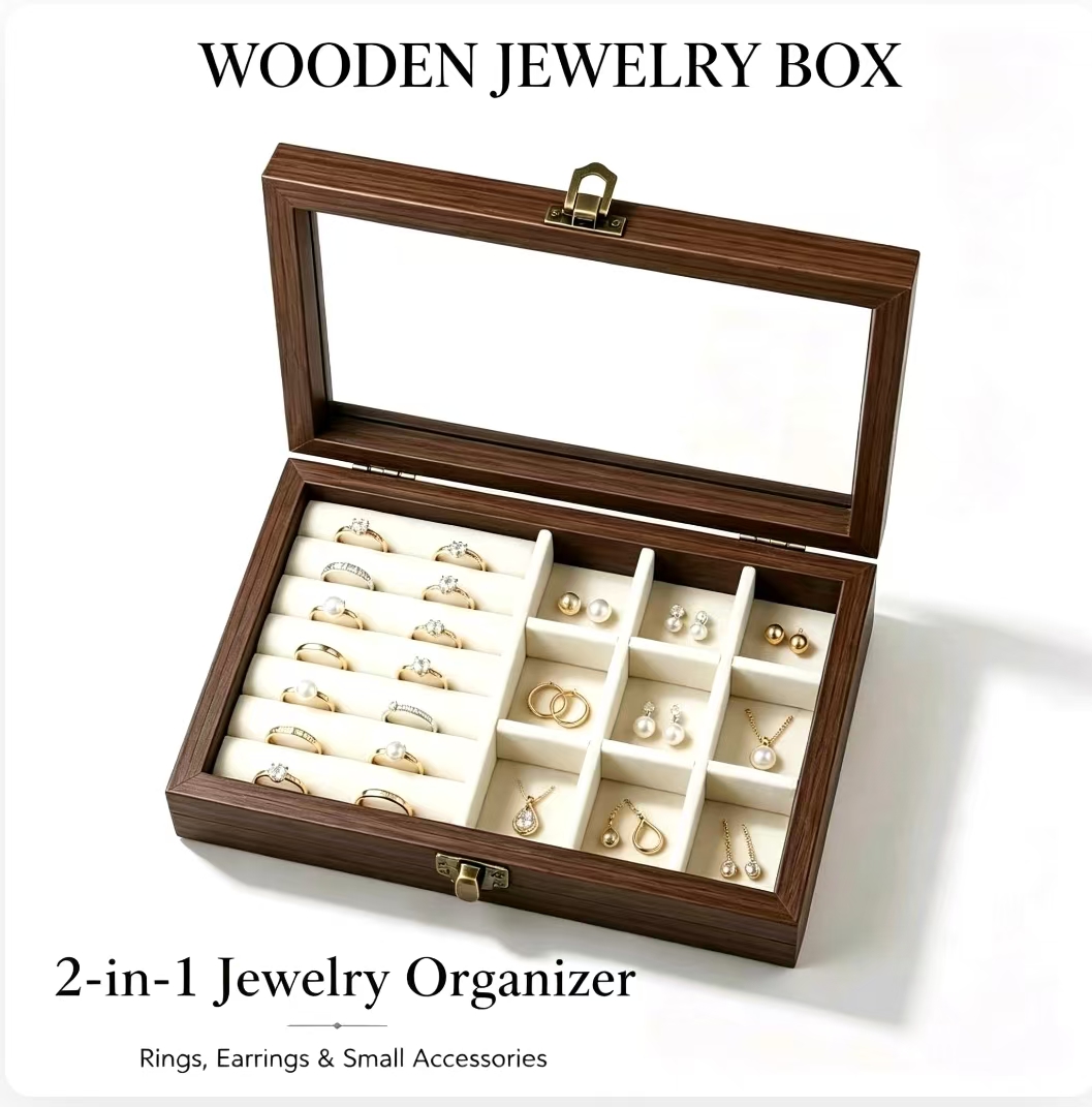 Bedroom Desktop Walnut Pattern - Token Tray Organizer 评论和价格