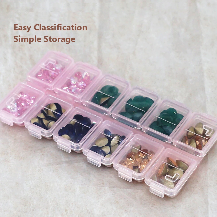 12 Compartments Plastic Rhines - Token Tray Organizer 评论和价格