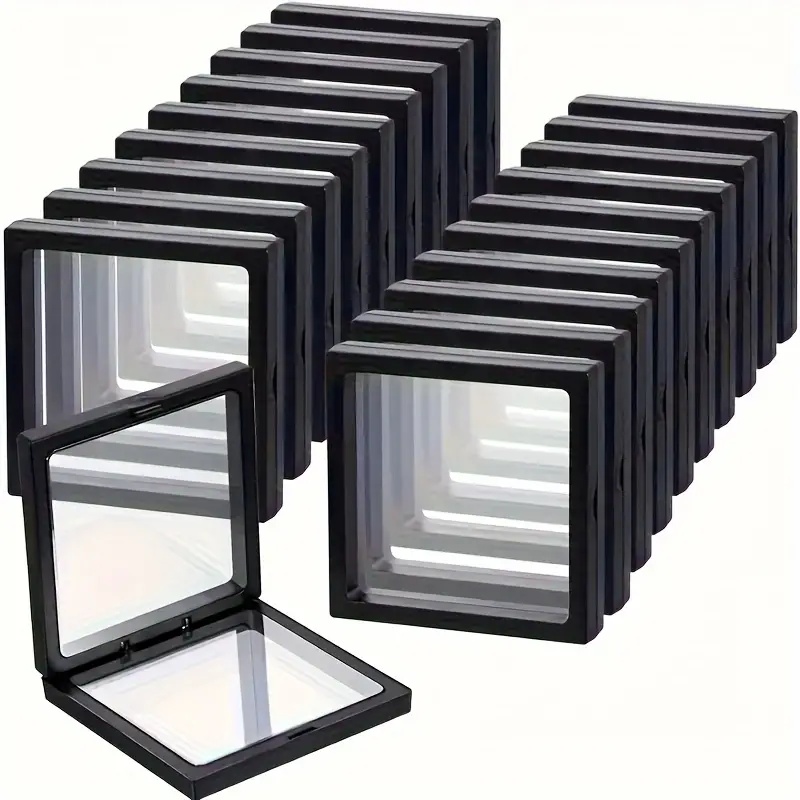 20Pcs Clearview 3D Floating Di - Token Tray Organizer 评论和价格