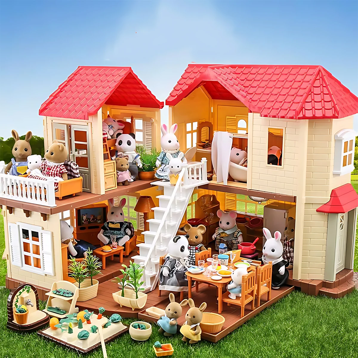 Miniature Furniture 1:12 Dollh - Miniature Terrain Set 评论和价格
