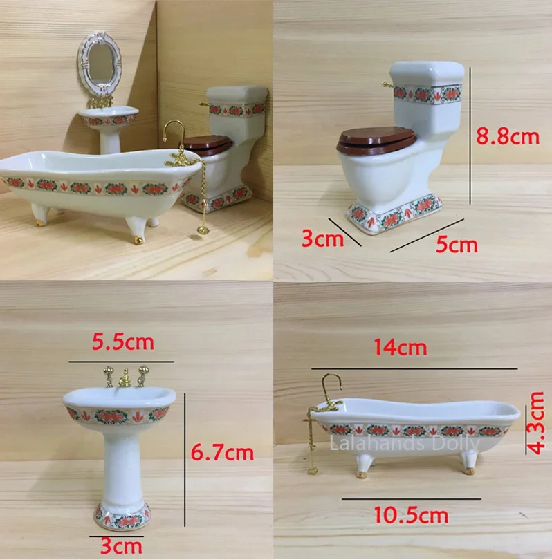 4pcs/set Dollhouse Mini Creati - Miniature Terrain Set 评论和价格