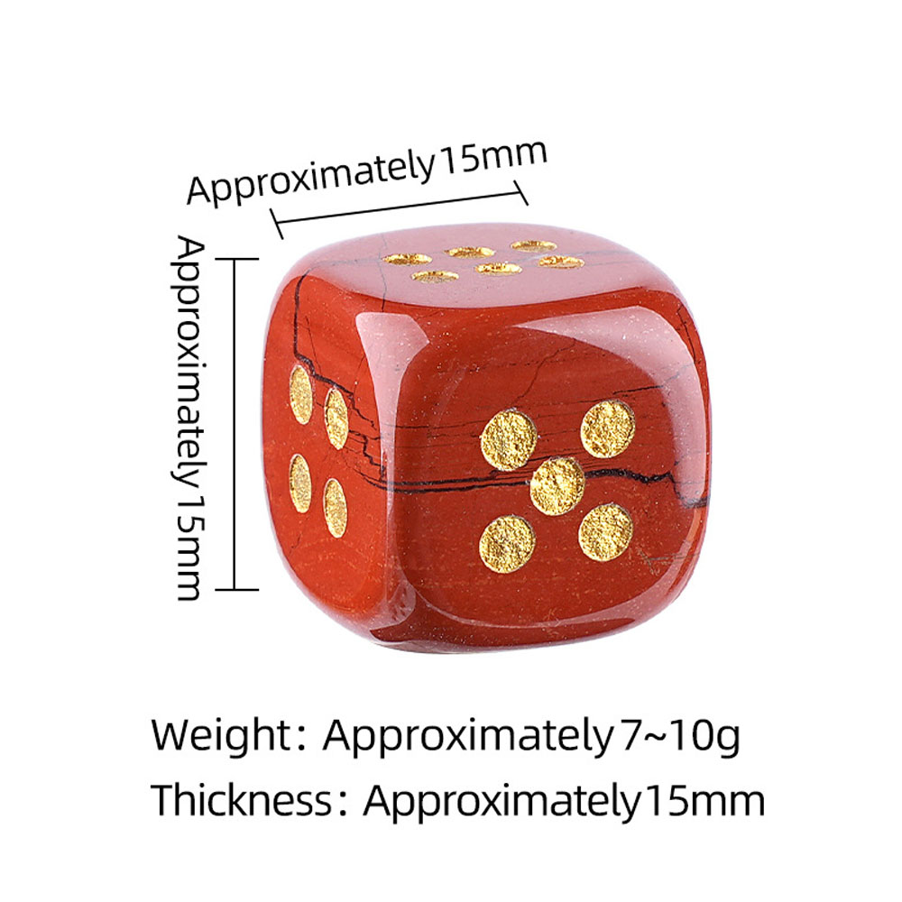 1pc Natural Stone Crystal Dice - Board Game Loop 评论和价格